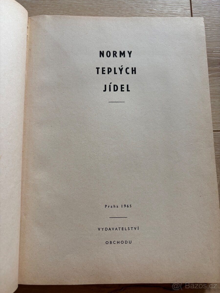 Normy teplých jídel - 2