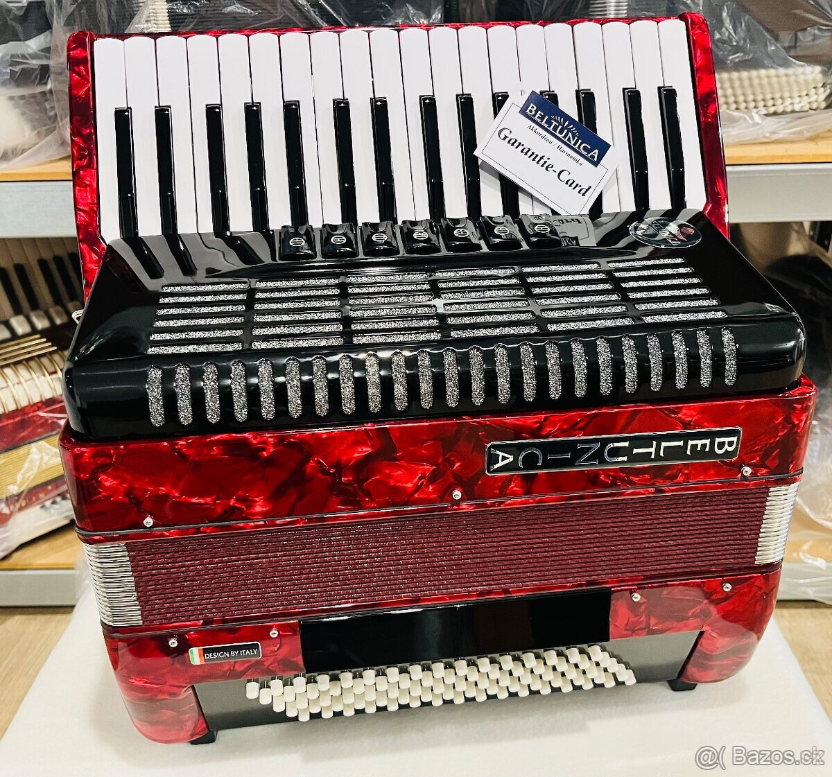 Nový akordeón Beltunica Vivaldi- 80 basový- krásny zvuk, odľ - 2
