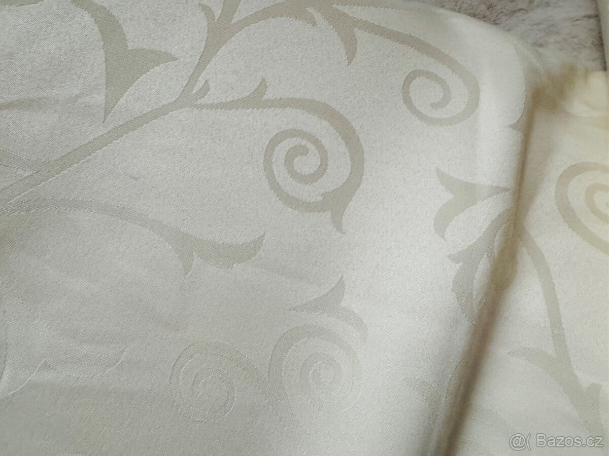 Krémový přehoz/ubrus 210x280cm - 2