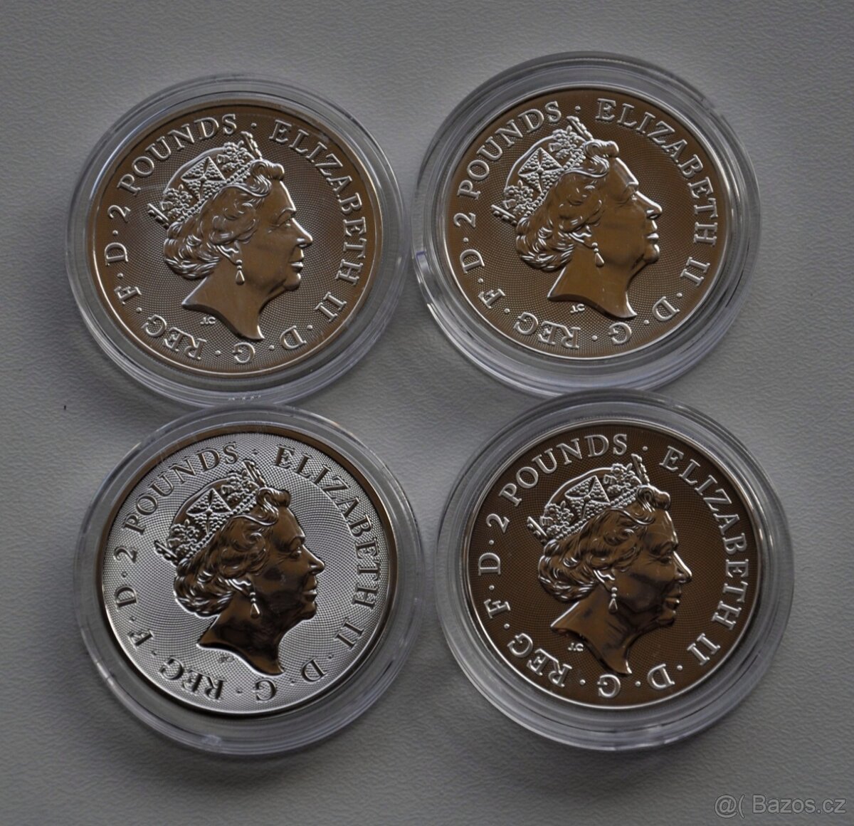 4x1oz mince Britské hudební legendy-Queen, Bowie, Who, Elton - 2