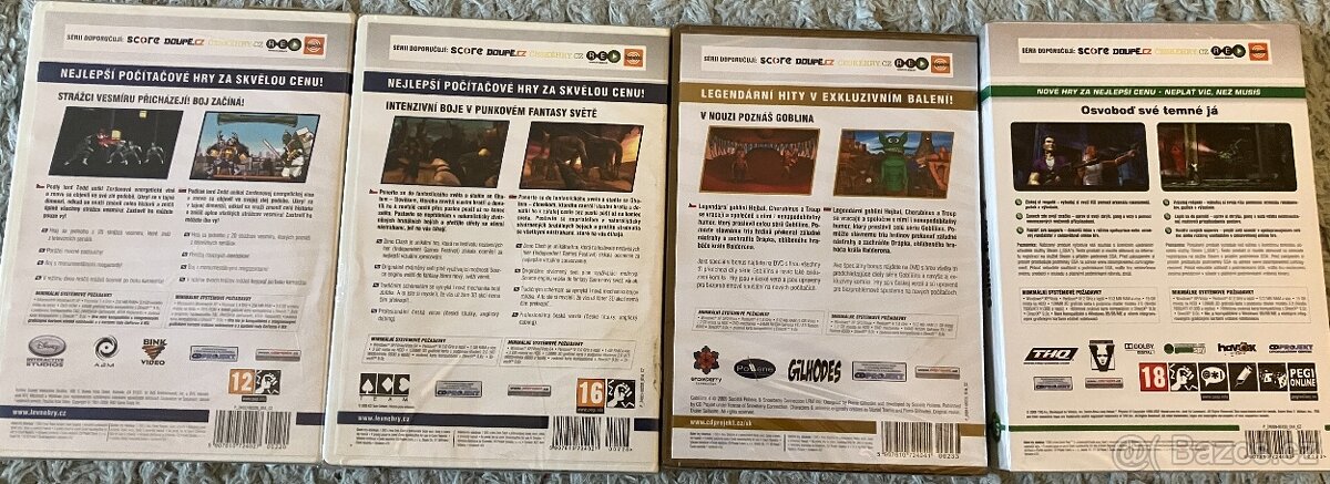 Nové, zabalené PC hry z kolekce klasiky, cena od jednoho kus - 2