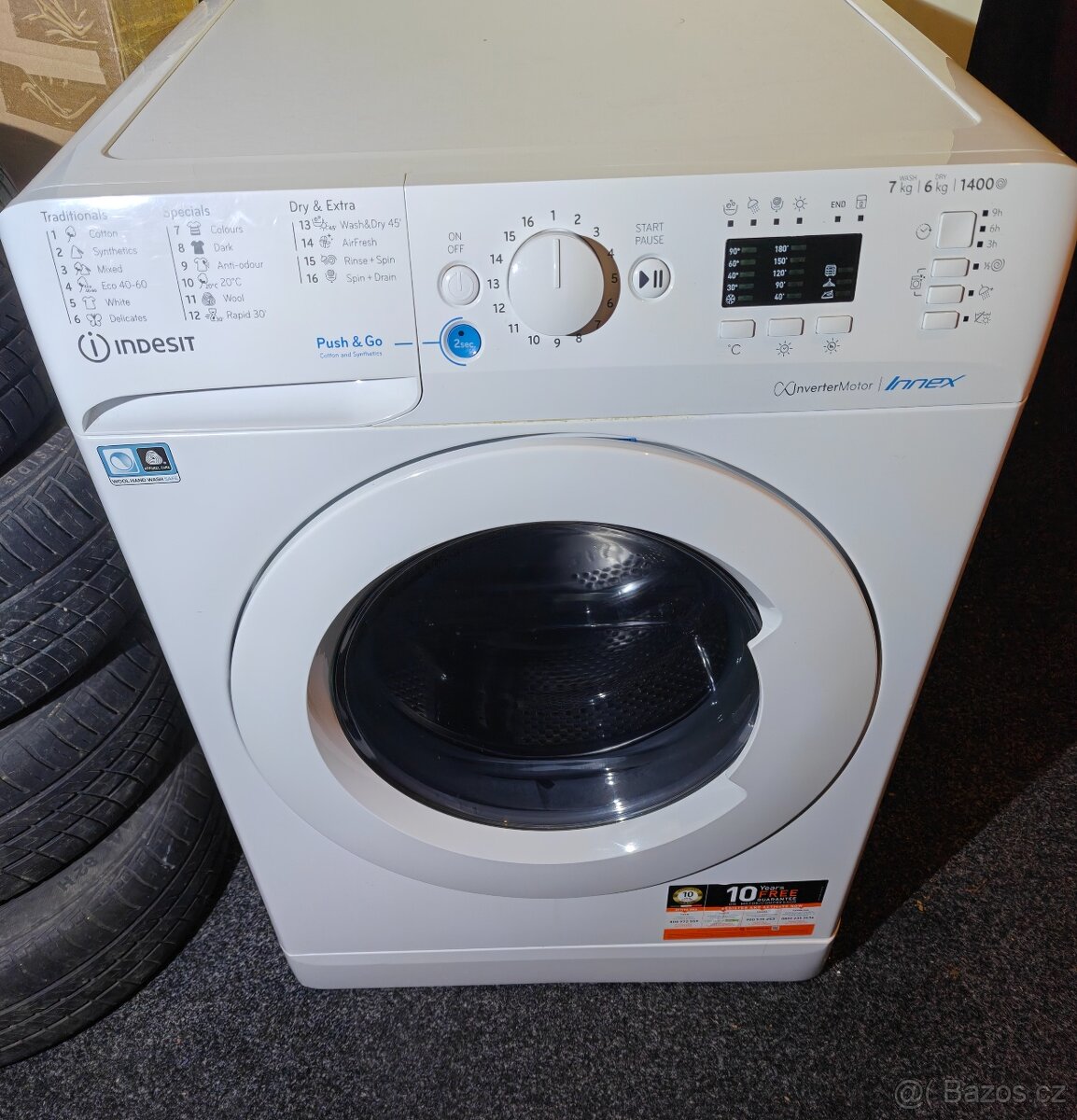 Pračka se sušičkou INDESIT BDA 761483X - 2