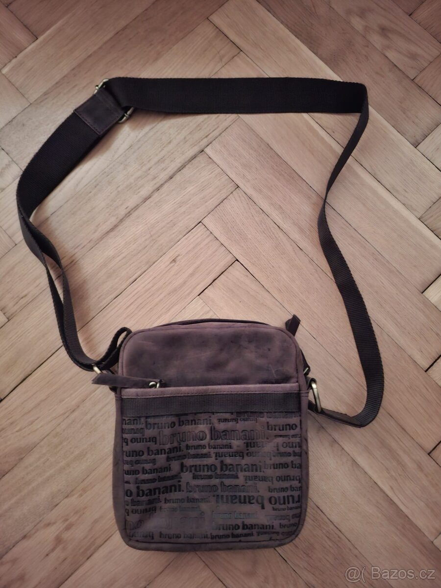 Bruno Banani kožená cross body taška - nová - 2