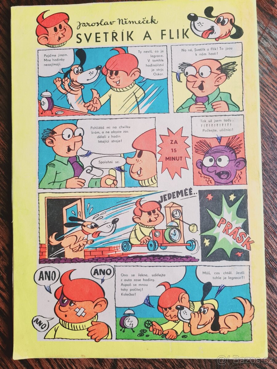 Čtyřlístek c.1 z roku 1969 PODEPSÁN NĚMEČEK - 2