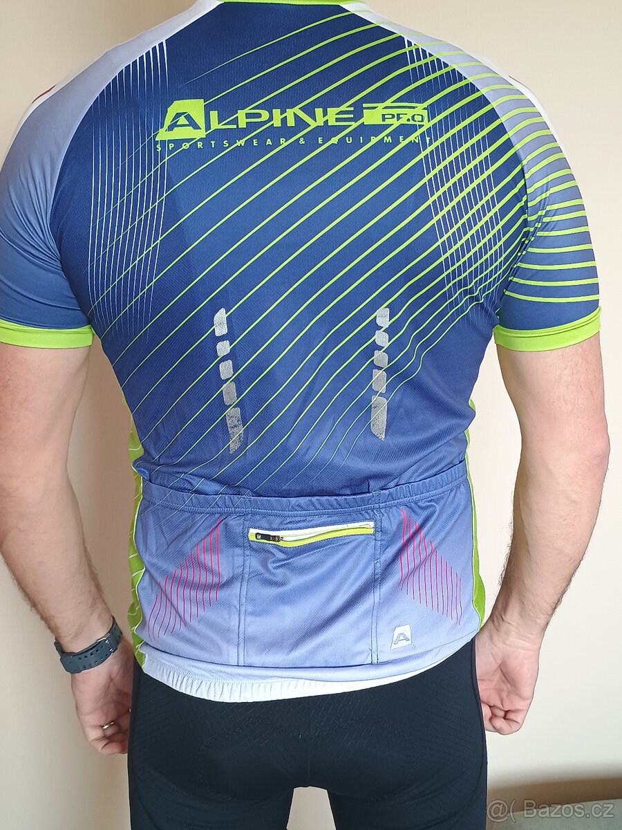 Pánský cyklistický dres Alpine Pro vel. XL - 2