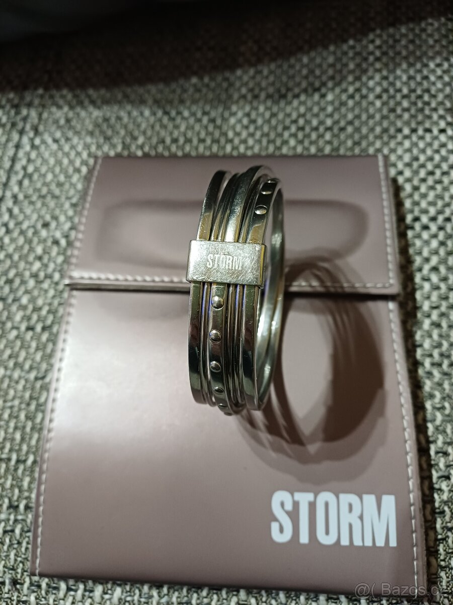 pevný náramek zn. STORM chir. ocel - 2