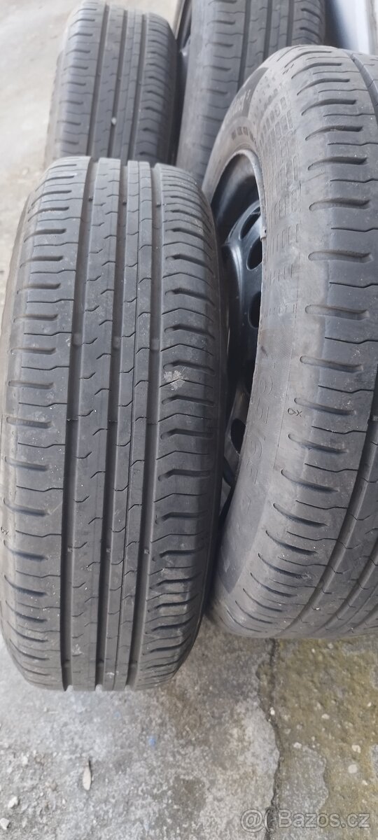 Sada letních kol 4x100 Continental 165/65 R14 z Peugeot 108 - 2