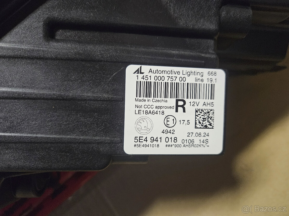 Světlomet PŘEDNÍ PRAVÝ OCTAVIA 4 LED 5E4941018 - 2