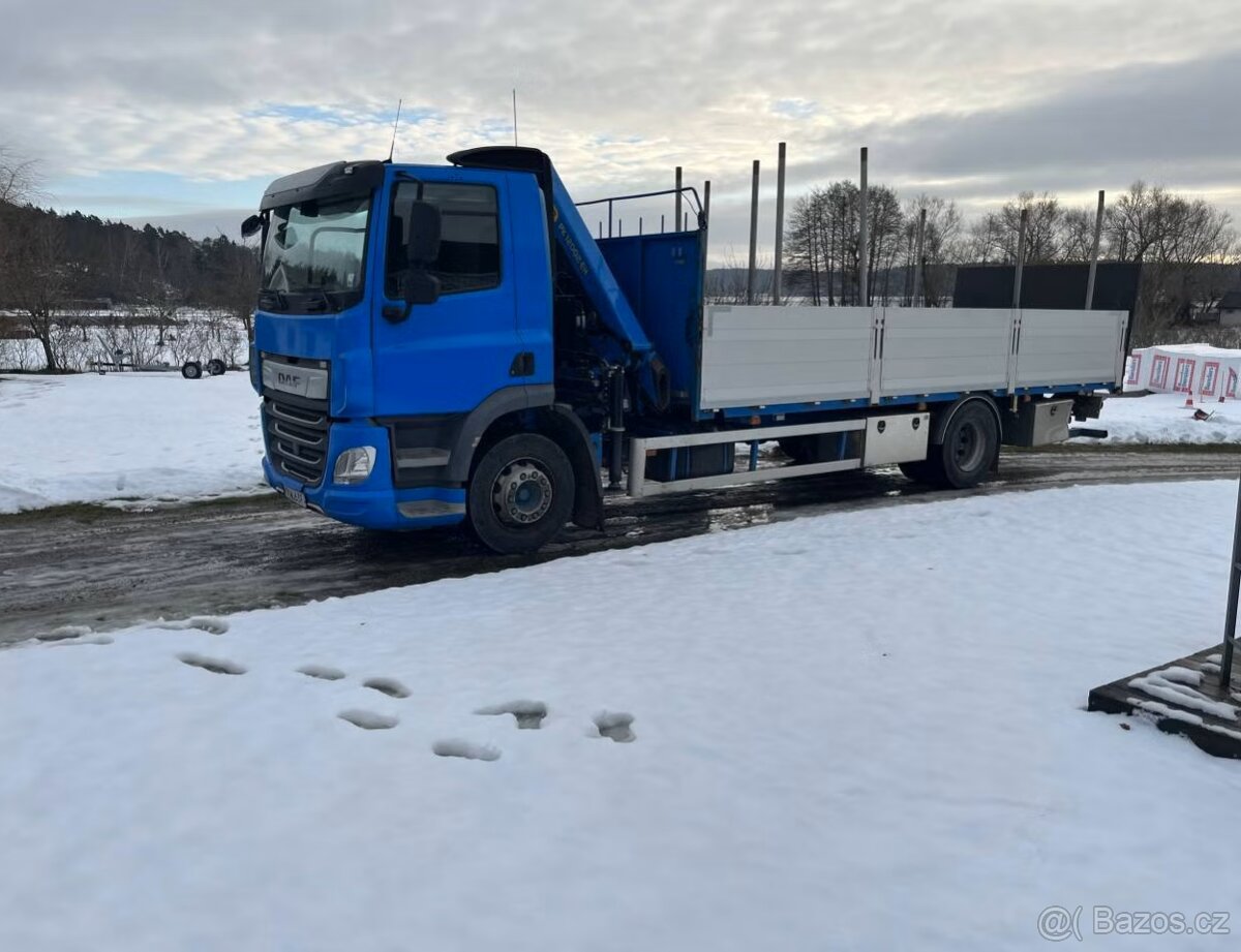 Daf FA CF290I valník s hydraulickou rukou - 2