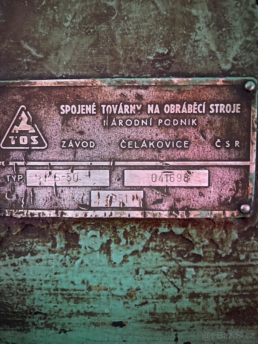 Soustruh hrotový sui 50/1000 - 2