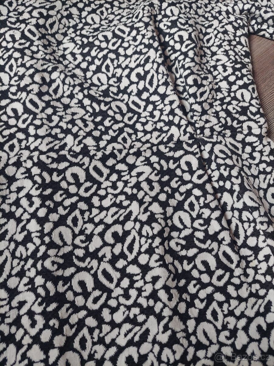 Černo bílé šaty podzim/ zima / jaro - 2