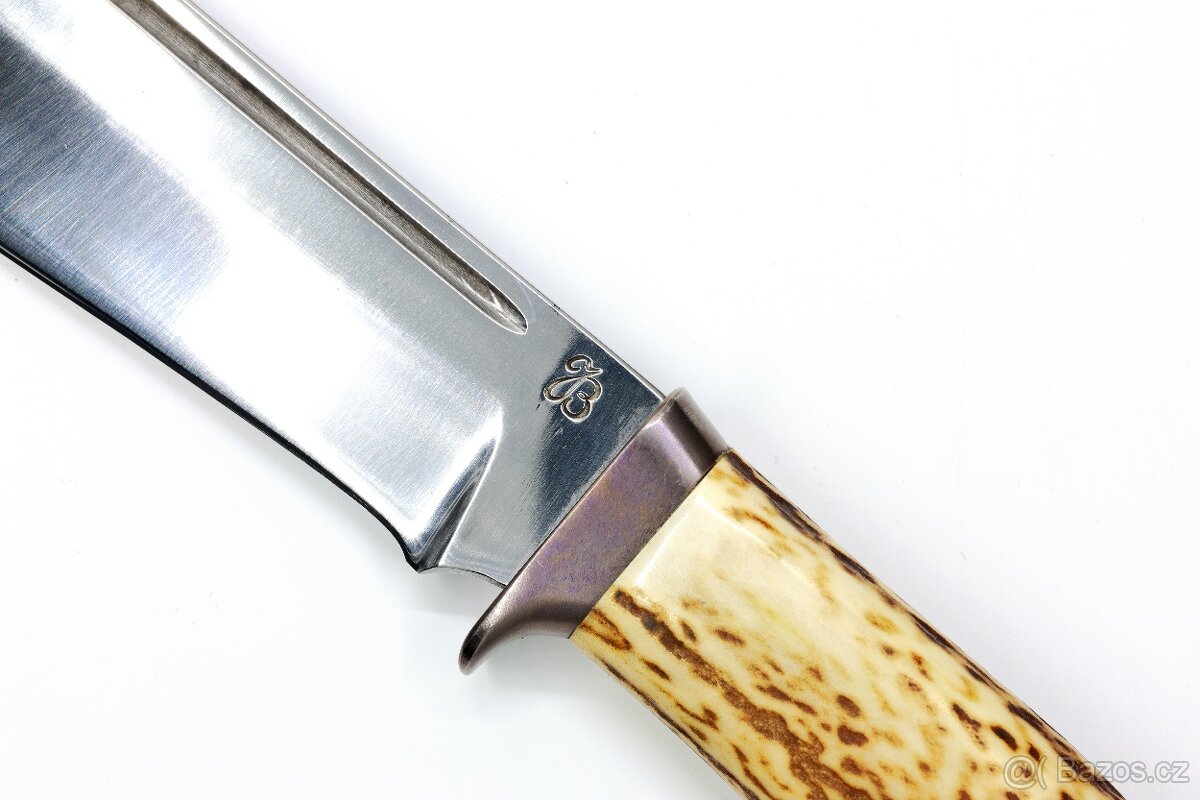 Sběratelský Lovecký nůž Brno 2001 nožíře Jaroslava Brixi - 2
