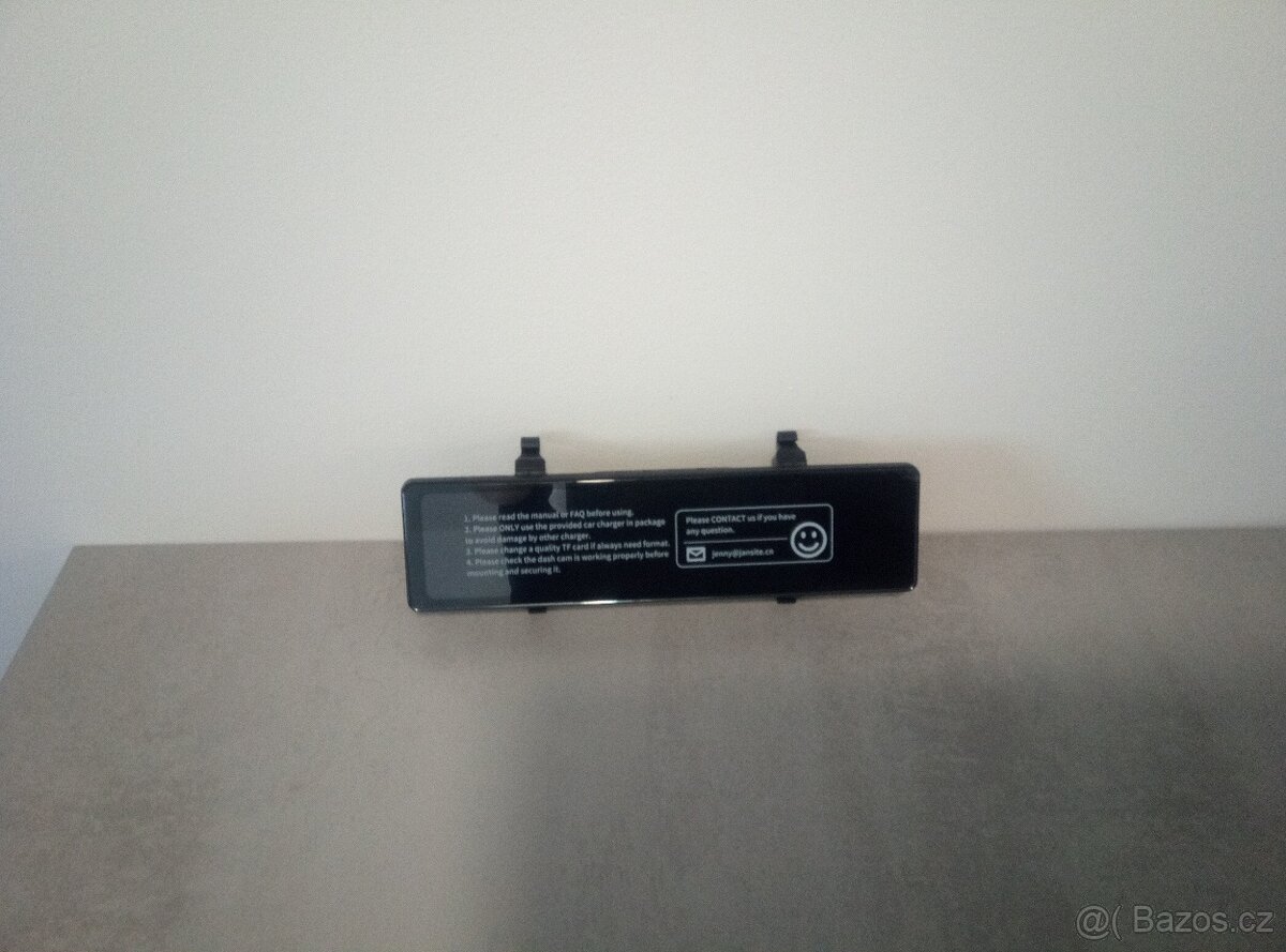 Mirror Car Camera 4k with Reversing Camera FullHD 1080p 12" - 2