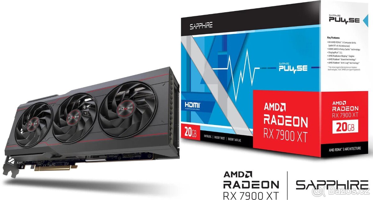 Grafická karta SAPPHIRE PULSE AMD Radeon RX 7900 XT 20G - 2