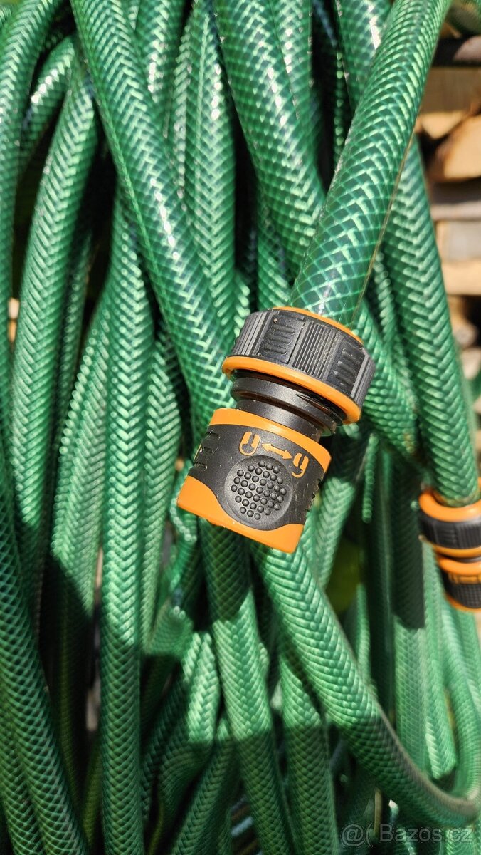 Zahradní hadice 50m 3/4 + spojky - 2