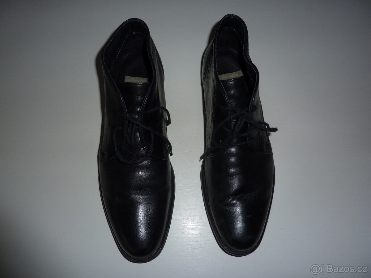 Pánské kožené černé kotníkové boty zn. Baťa, vel. 44 - 2