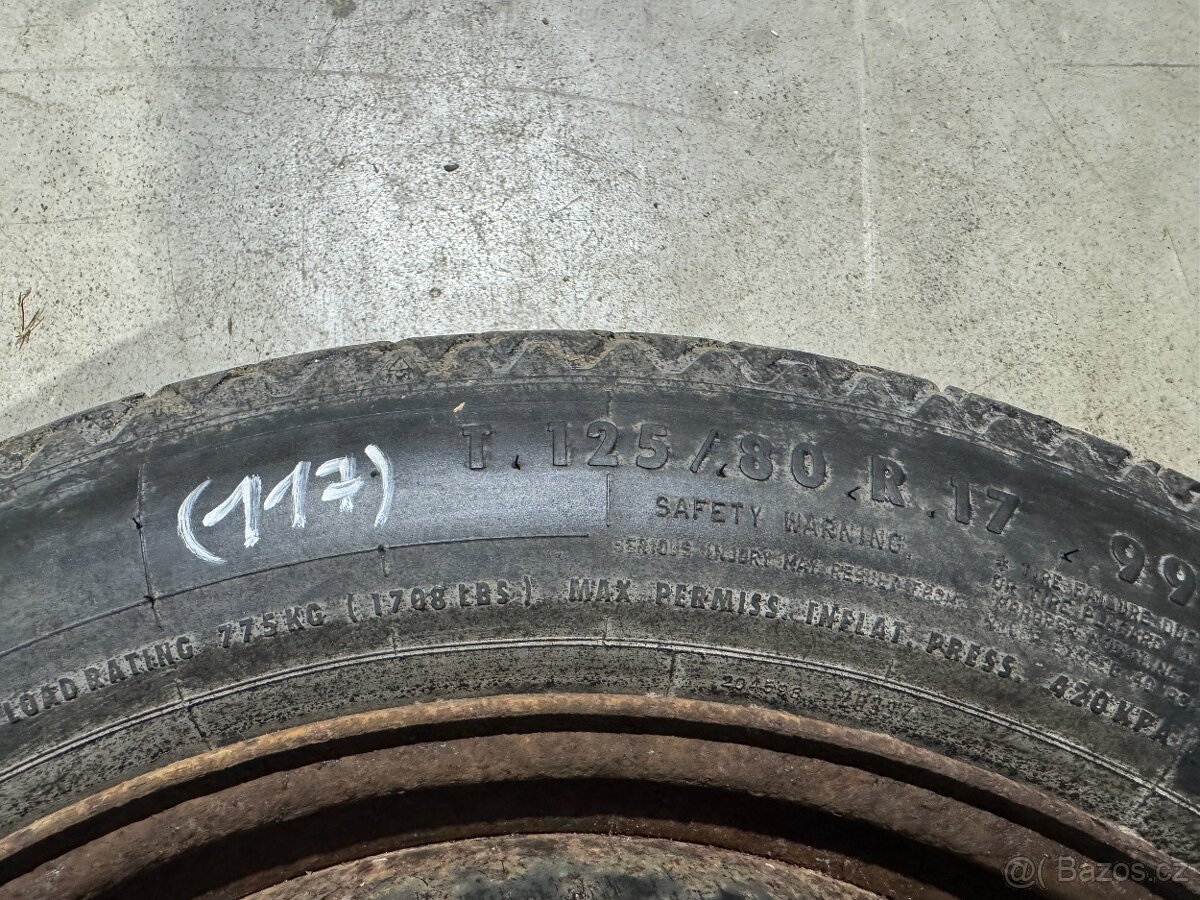 Rezervní kolo Volvo XC90 R17 5x108, 125/80 31302384 - 2