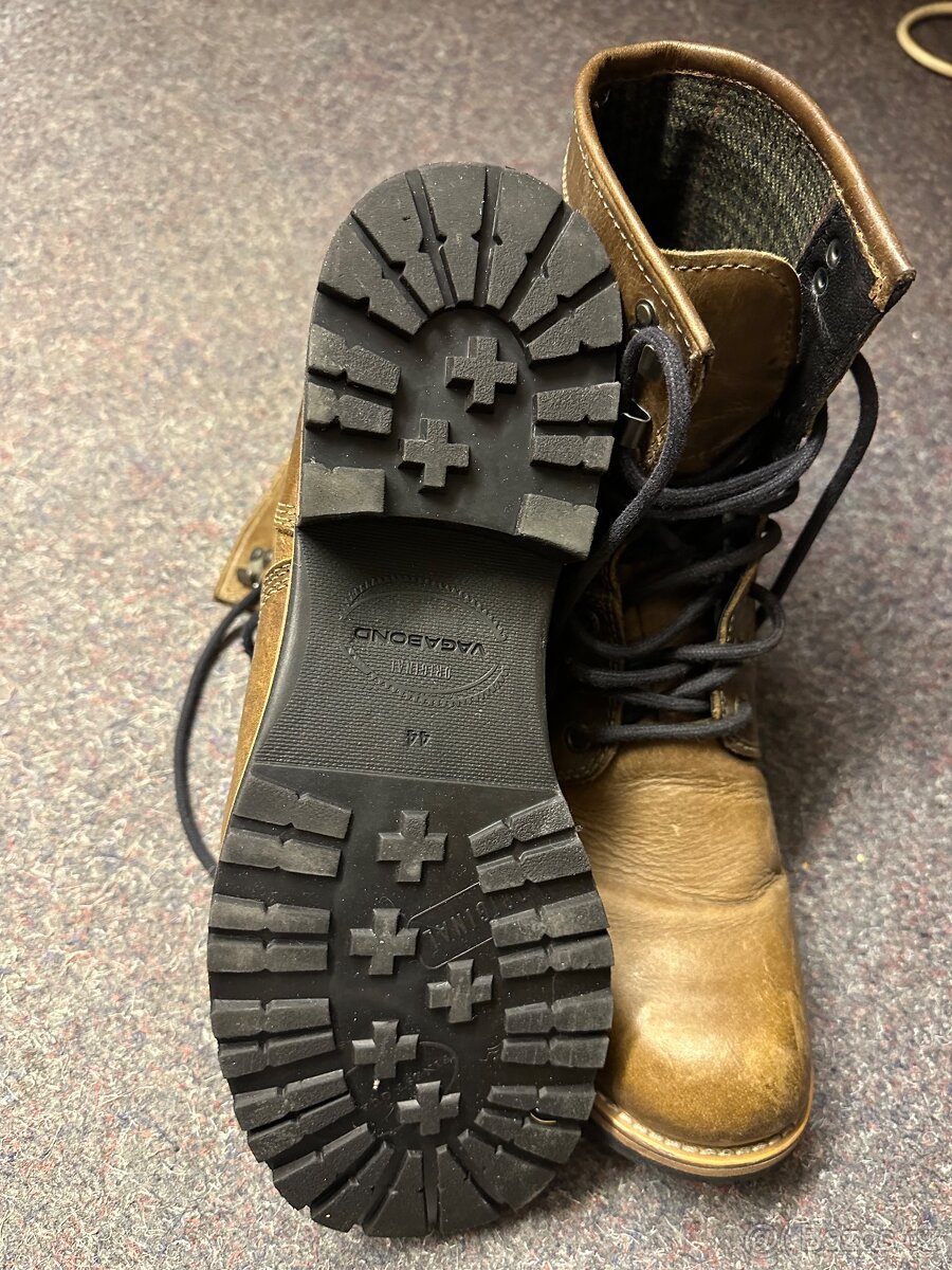 Kožené kotníkové boty zn. Vagabond, vel.44 - 2