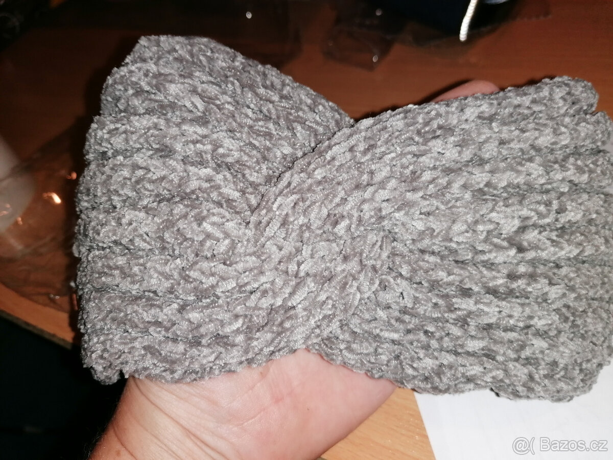 dámská/dívčí teplá čelenka - 2