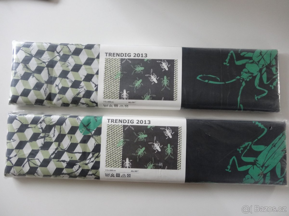 IKEA TRENDIG Látka s brouky 500cm x112cm - 2