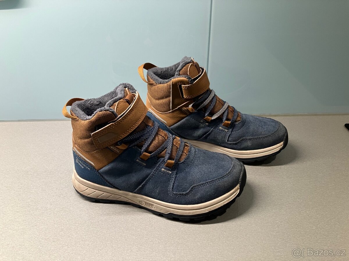 Dětské zimní kožené boty Decathlon vel. 32 - 2