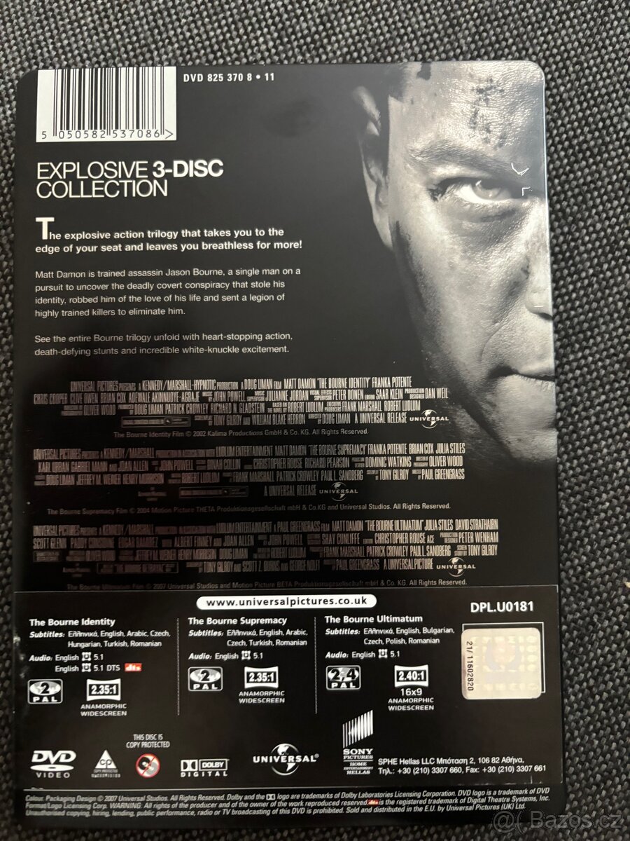 DvD Sběratelský kousek ultimate Bourne - 2