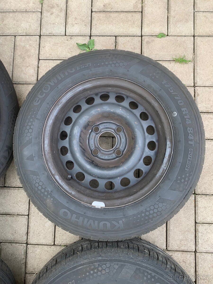 PLECHOVÉ DISKY + PNEUMATIKY -OPEL - 2