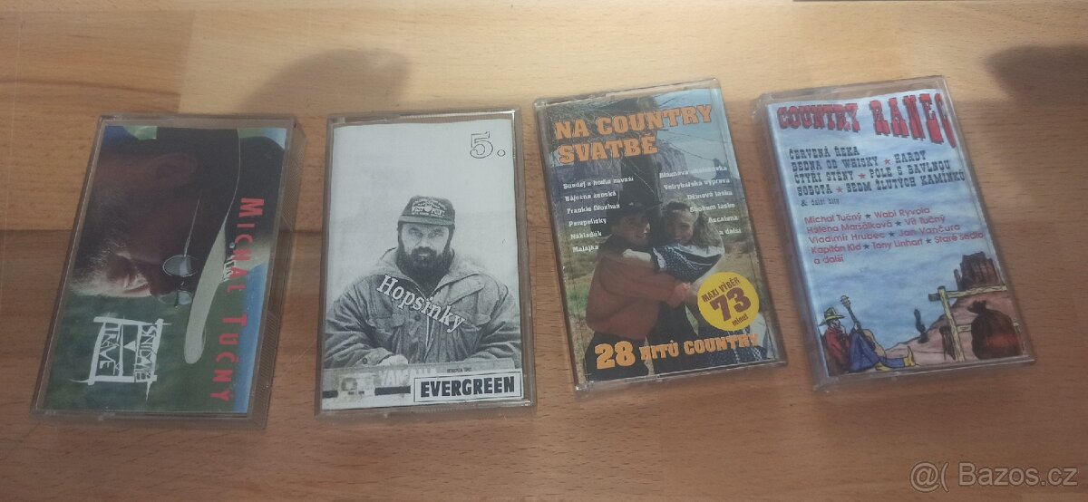 MC kazety originál country - 2