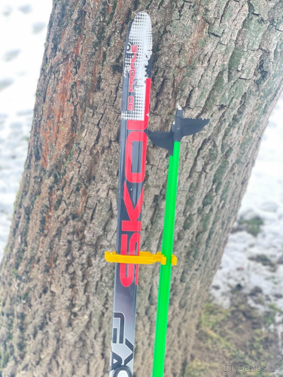 Prodám dětské běžky, boty, hole (komplet) - 2