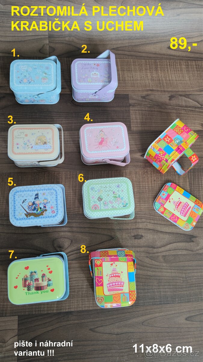 KOVOVÉ/PLECHOVÉ NÁDOBÍ - 2