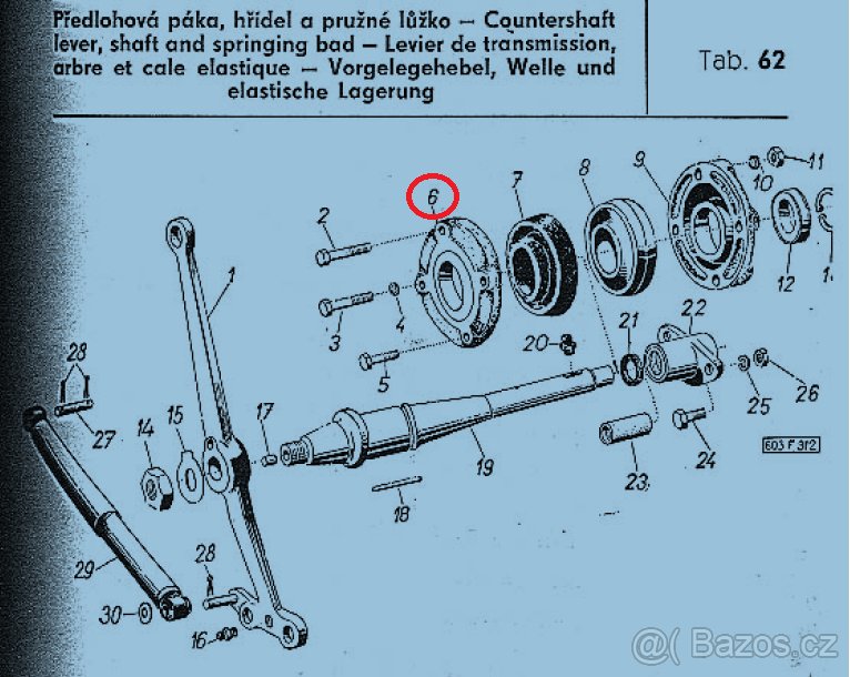 Díly na Tatra 603 - 2