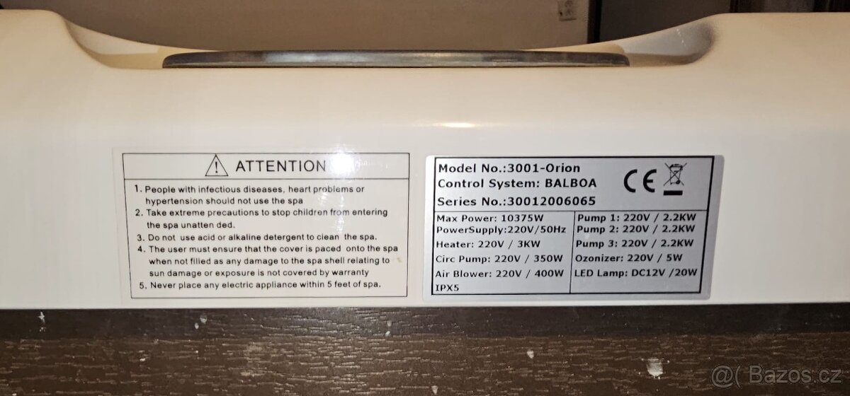 Vířivá vana Poséidon Spa Orion - 2