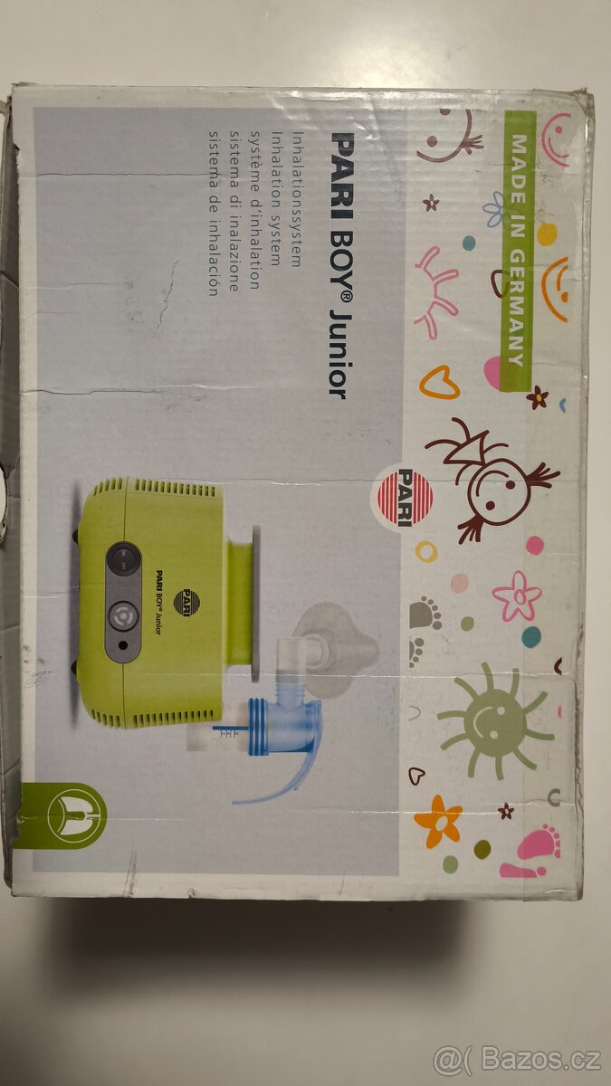 Inhalační přístorj PARI BOY Junior, nepoužívaný - 2