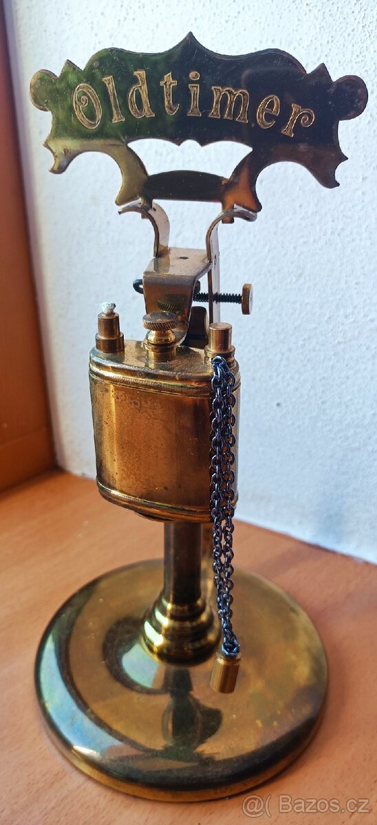 Stolní mosazný zapalovač „Oldtimer“ - 2