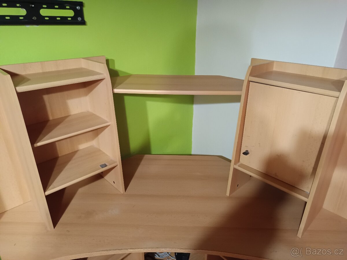 Rohový počítačový stůl - 2