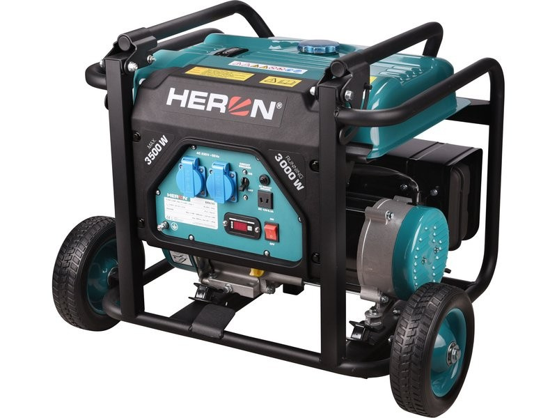 Nová HERON elektrocentrála benzínová, 7,4HP/3,5kW - 2