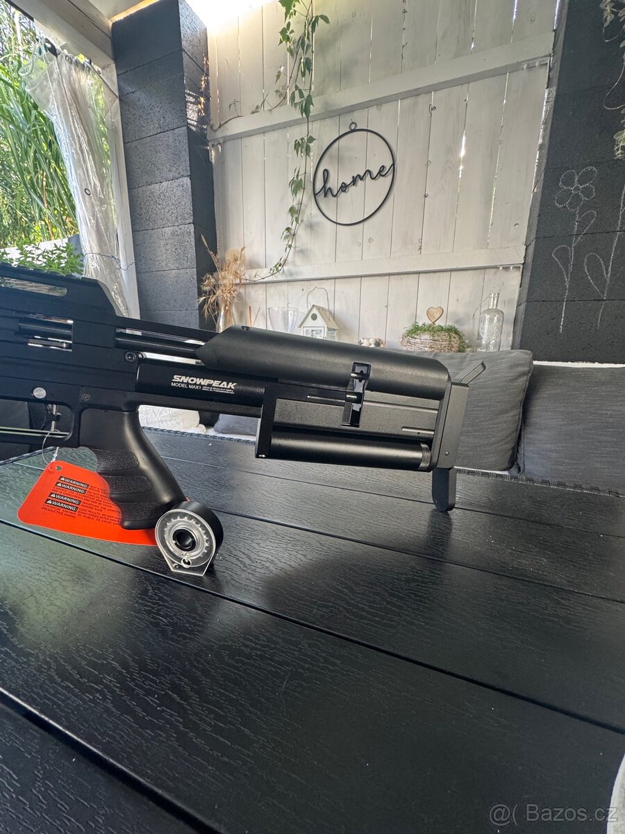 Vzduchovka max 1 6,35 mm nová nestřílená, bipod v ceně - 2