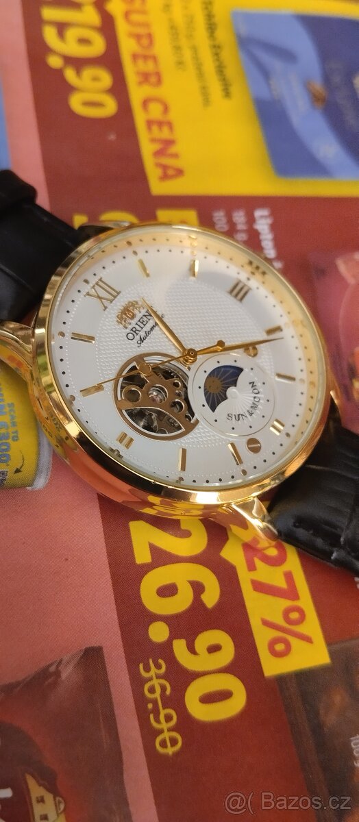 Hodinky Orient Classic Sun & Moon Open Heart Automatic - 2