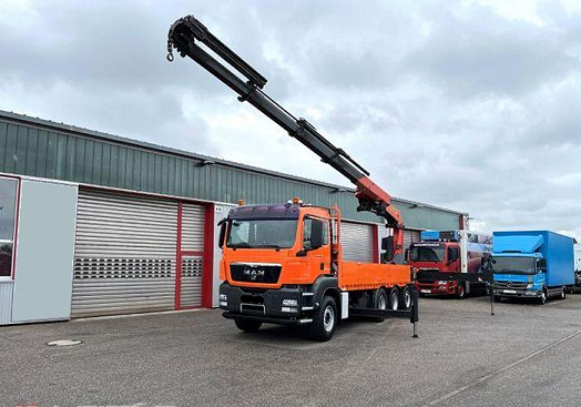 MAN TGS 35.480 8x4 - valník s hydraulickou rukou