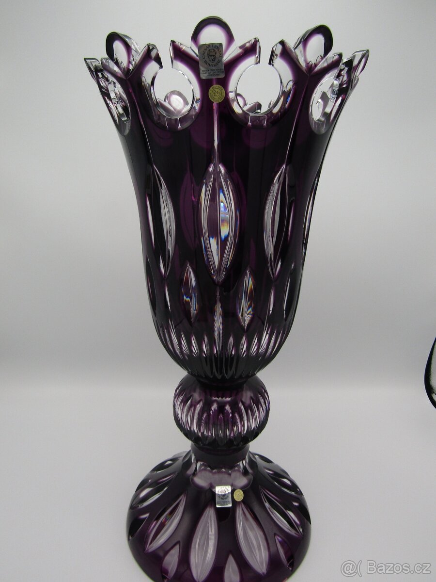 ceasar crystal flamenco váza barevný křišťál - 2