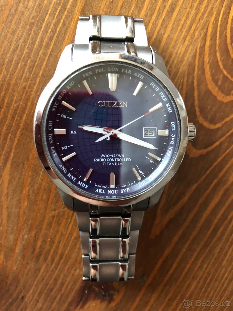 Citizen Rádio Controlled Titanium. Zánovní stav. - 2
