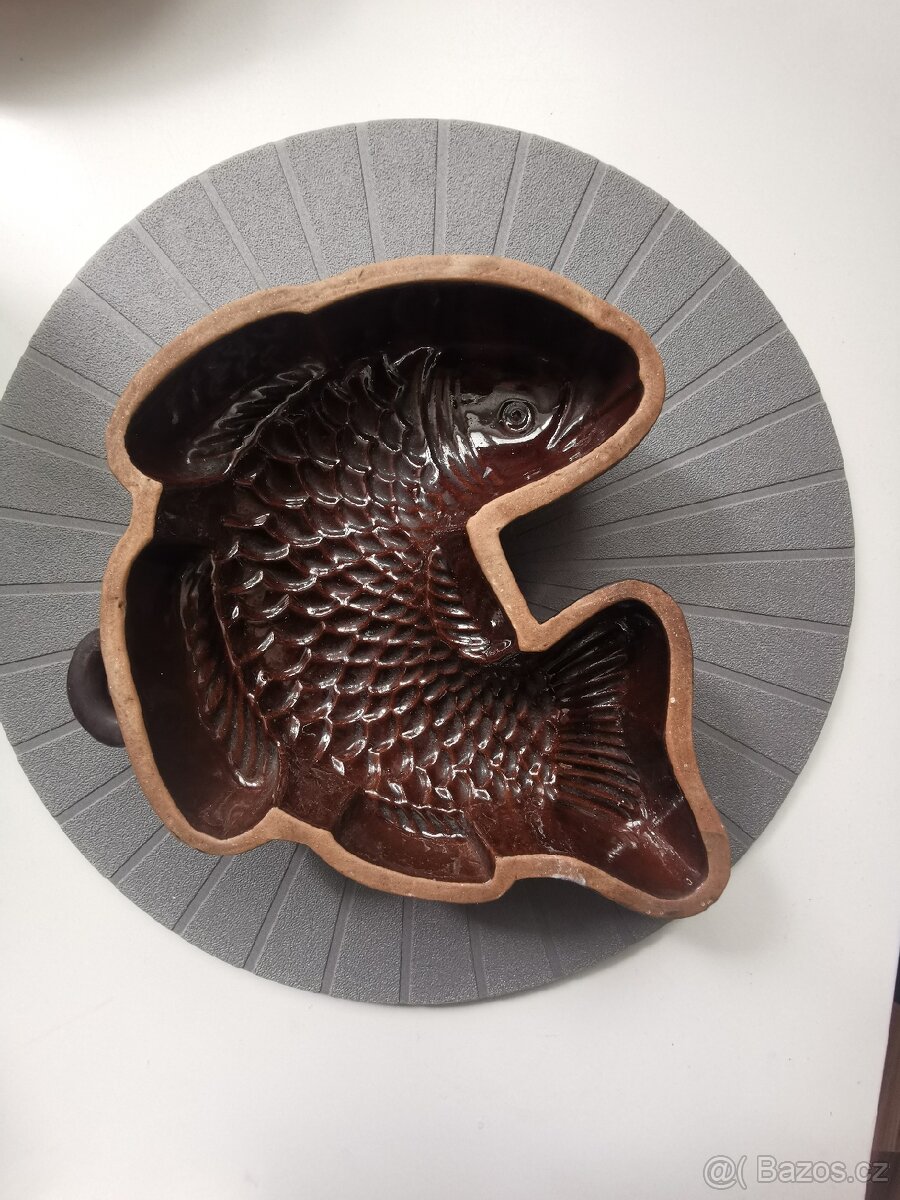 Staré retro keramické formy na pečení - 2