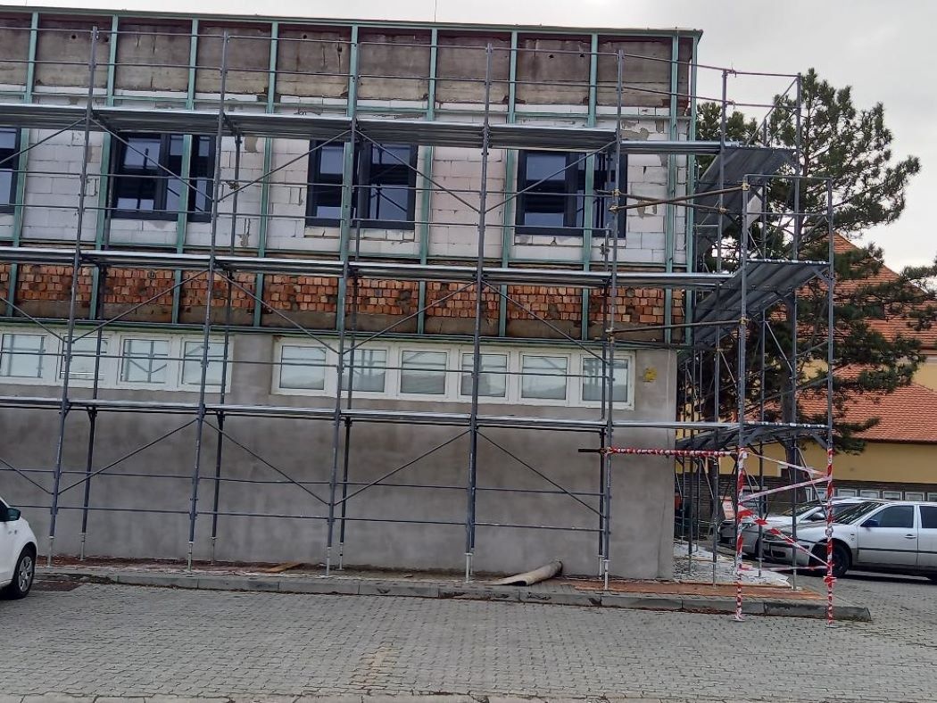 Lešení rámové, stavební lešení - 2