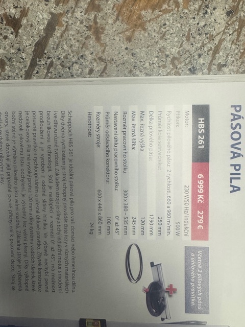 Pásová pila Scheppach BASA 1 - 2