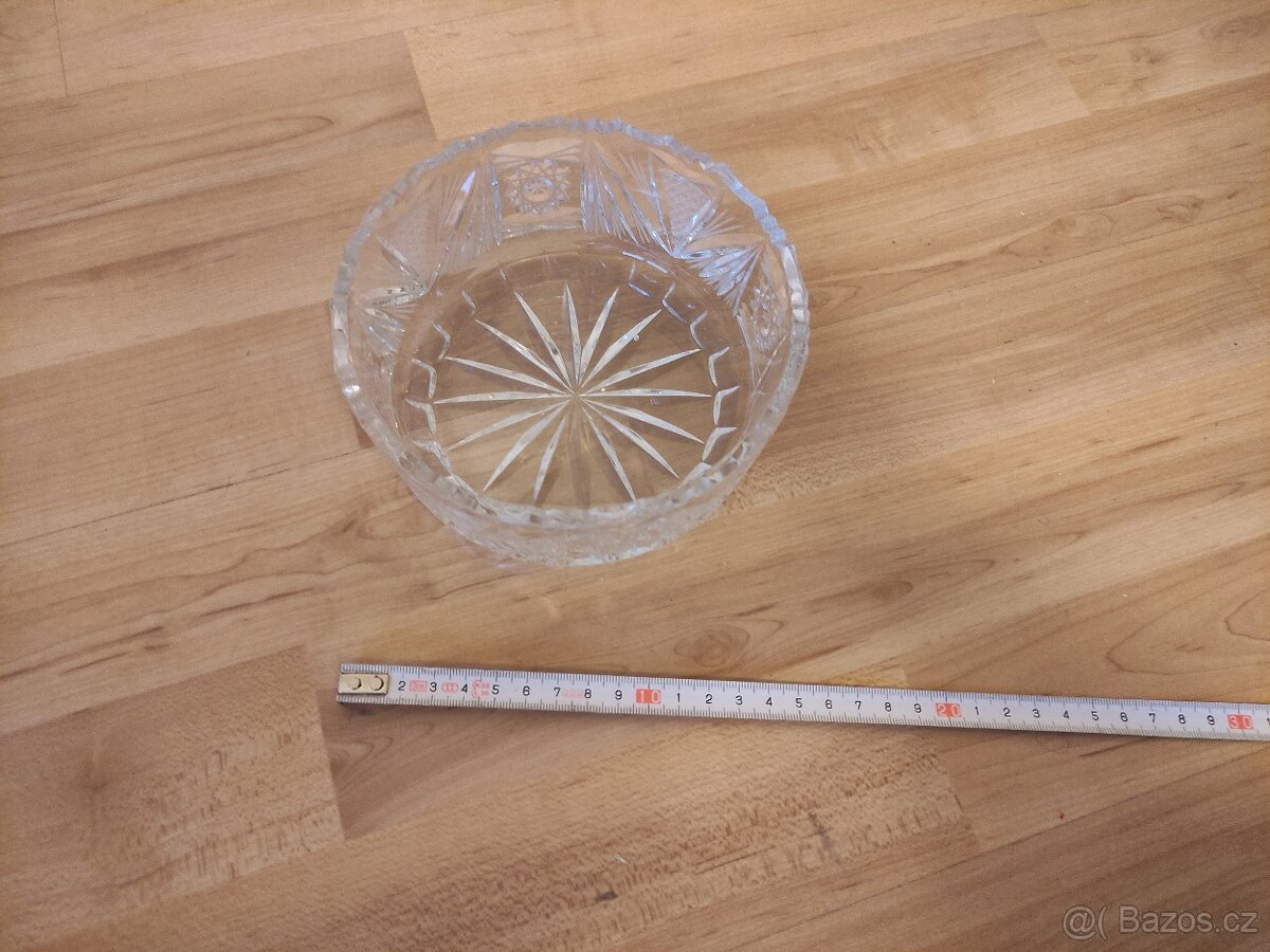 Křišťálové sklo různé - 2