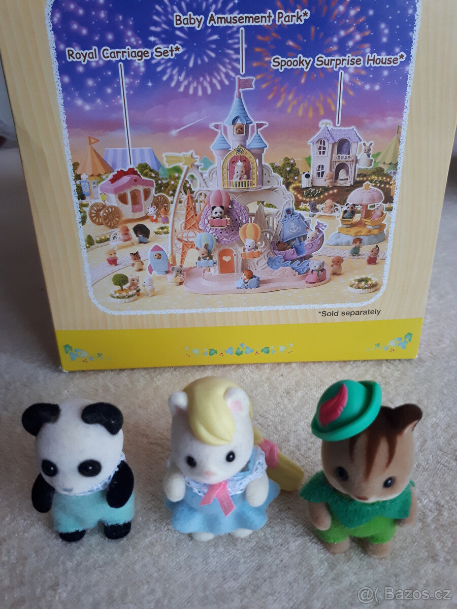 Sylvanian Families Carousel - kolotoč - 3 figurky - 2