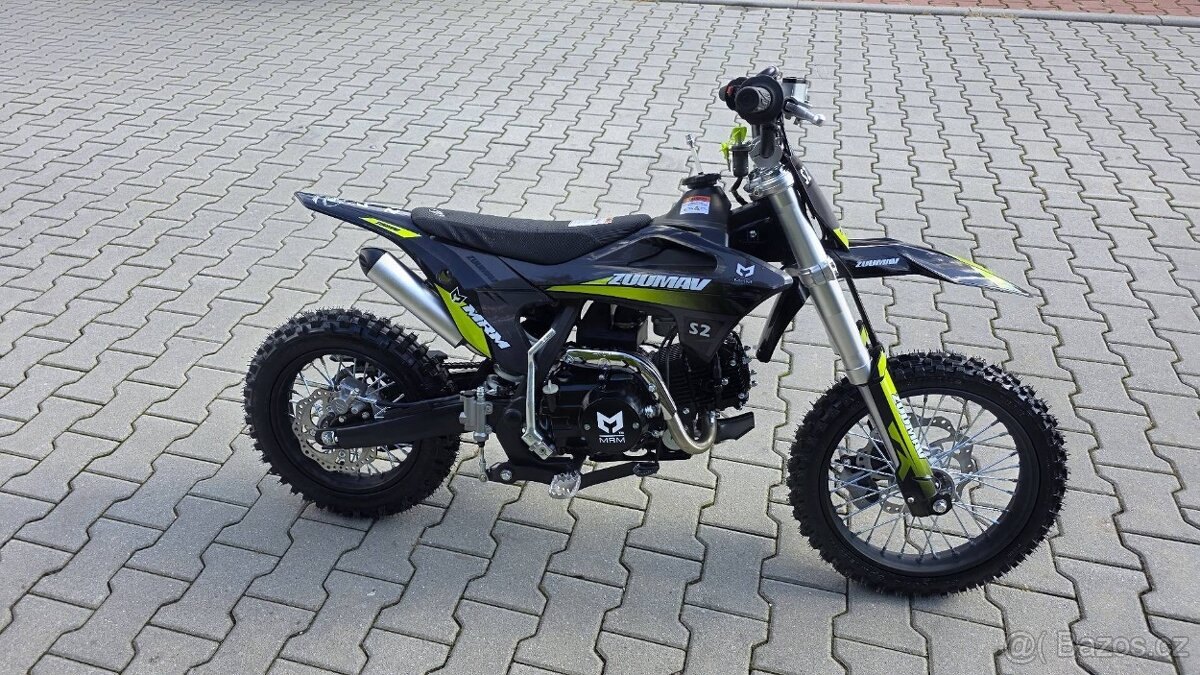 Pitbike Zuumav S2 125ccm 14/12 el starté. řazení bez spojky - 2