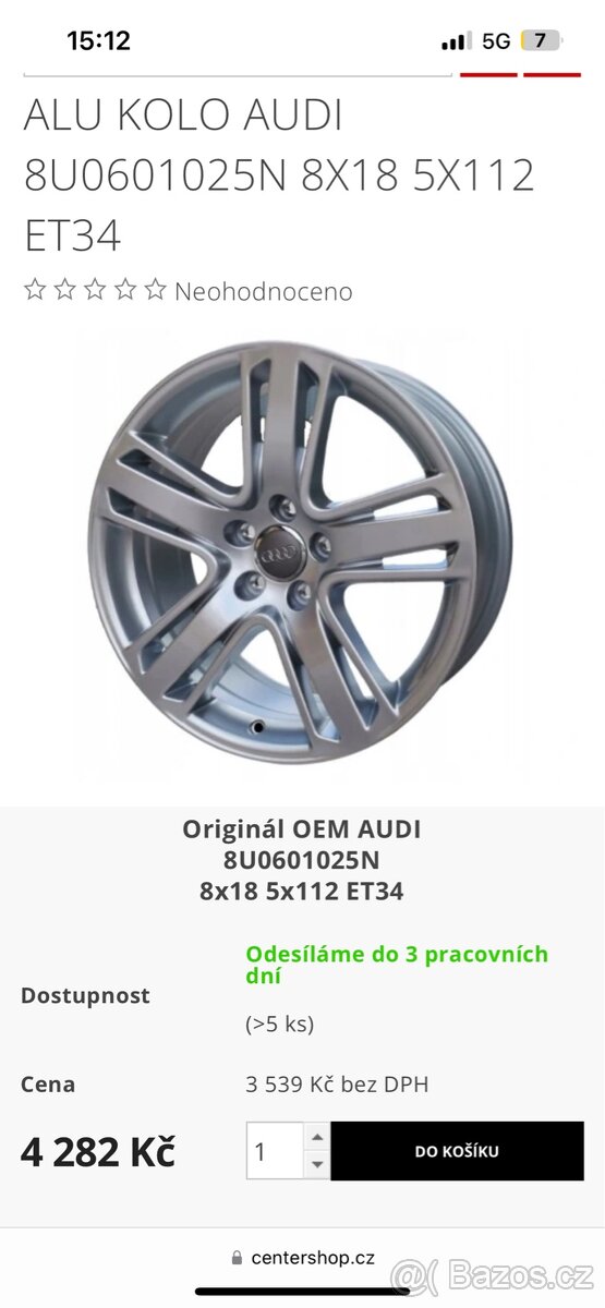 Original Audi Q3 215/60 r17 vw Tiguan škoda Karog - 2