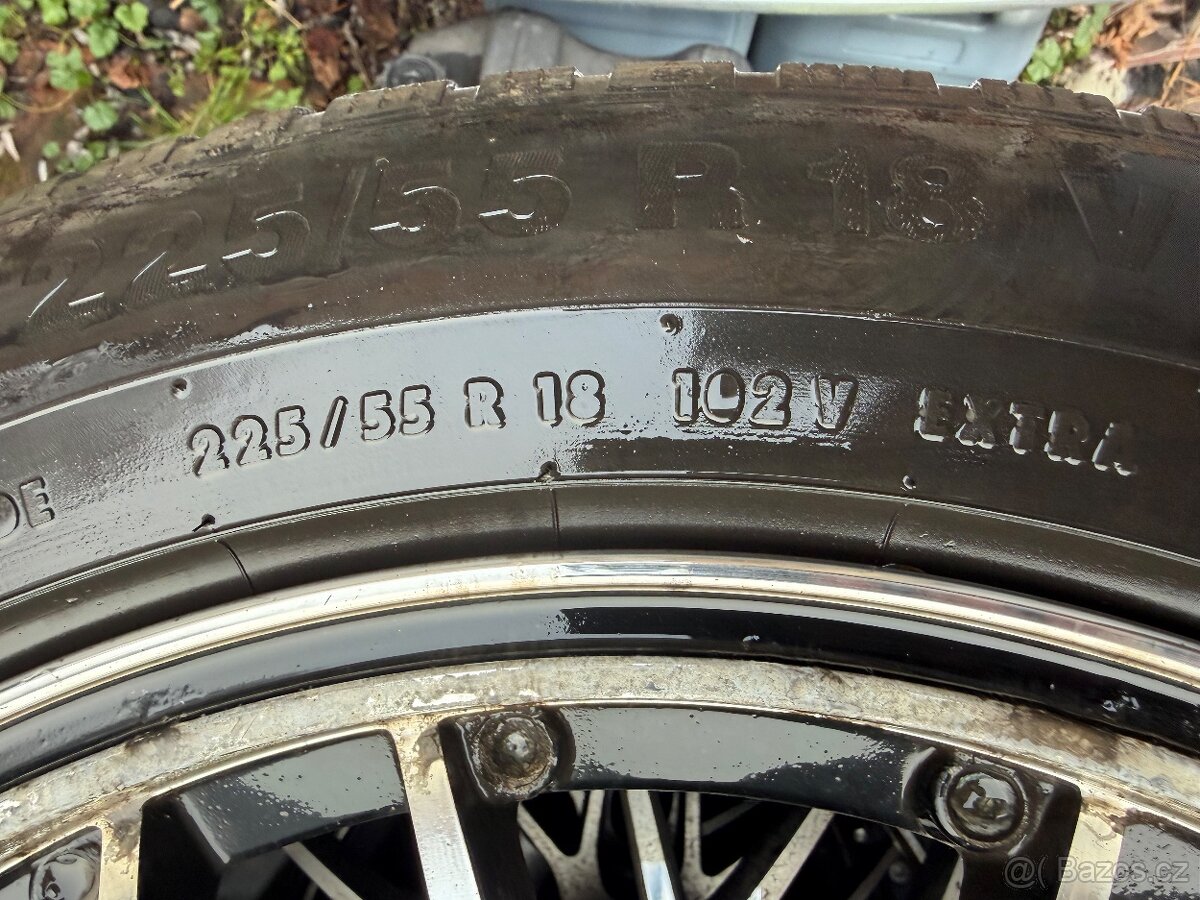 Alu kola 225/55/18,5x108 18”Peugeot ,Citroen - 2