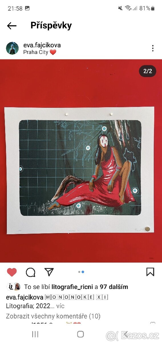 Obraz Eva Fajčíková - Mononoke XI - 2